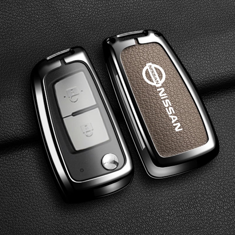 For Dongfeng Nissan Key Case Sylphy Car Key Case Qashqai Qida Key Remote Control Protective Shell Multi-Purpose - Image 1